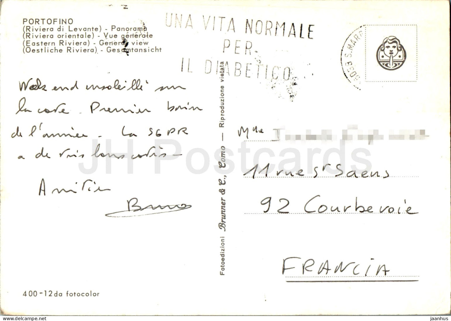 Portofino - Riviera di Levante - Panorama - Eastern Riviera - General View - 400-12 - Italy - used