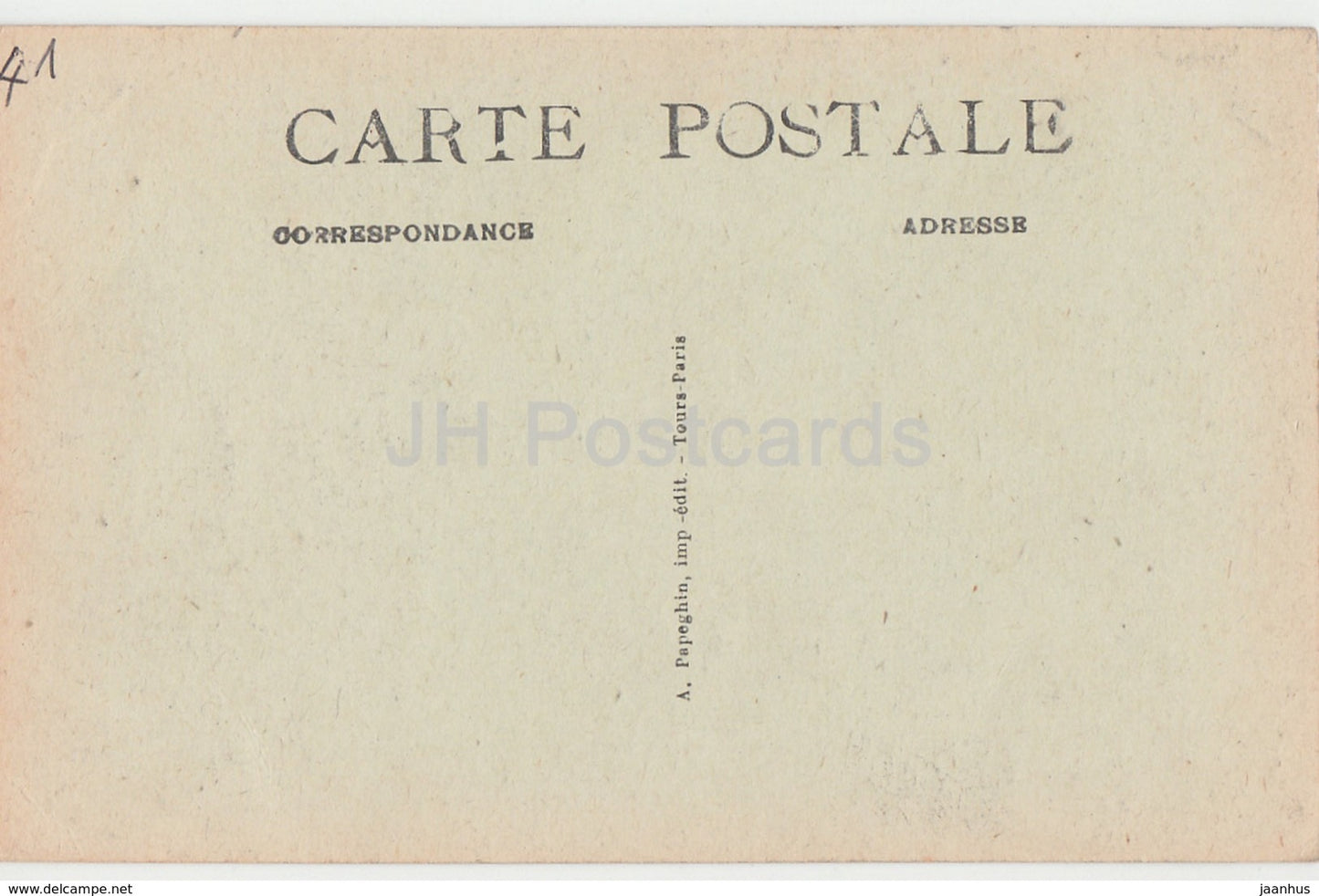 Blois - Le Chateau - Embleme Claude de France - castle - 71 - old postcard - France - unused