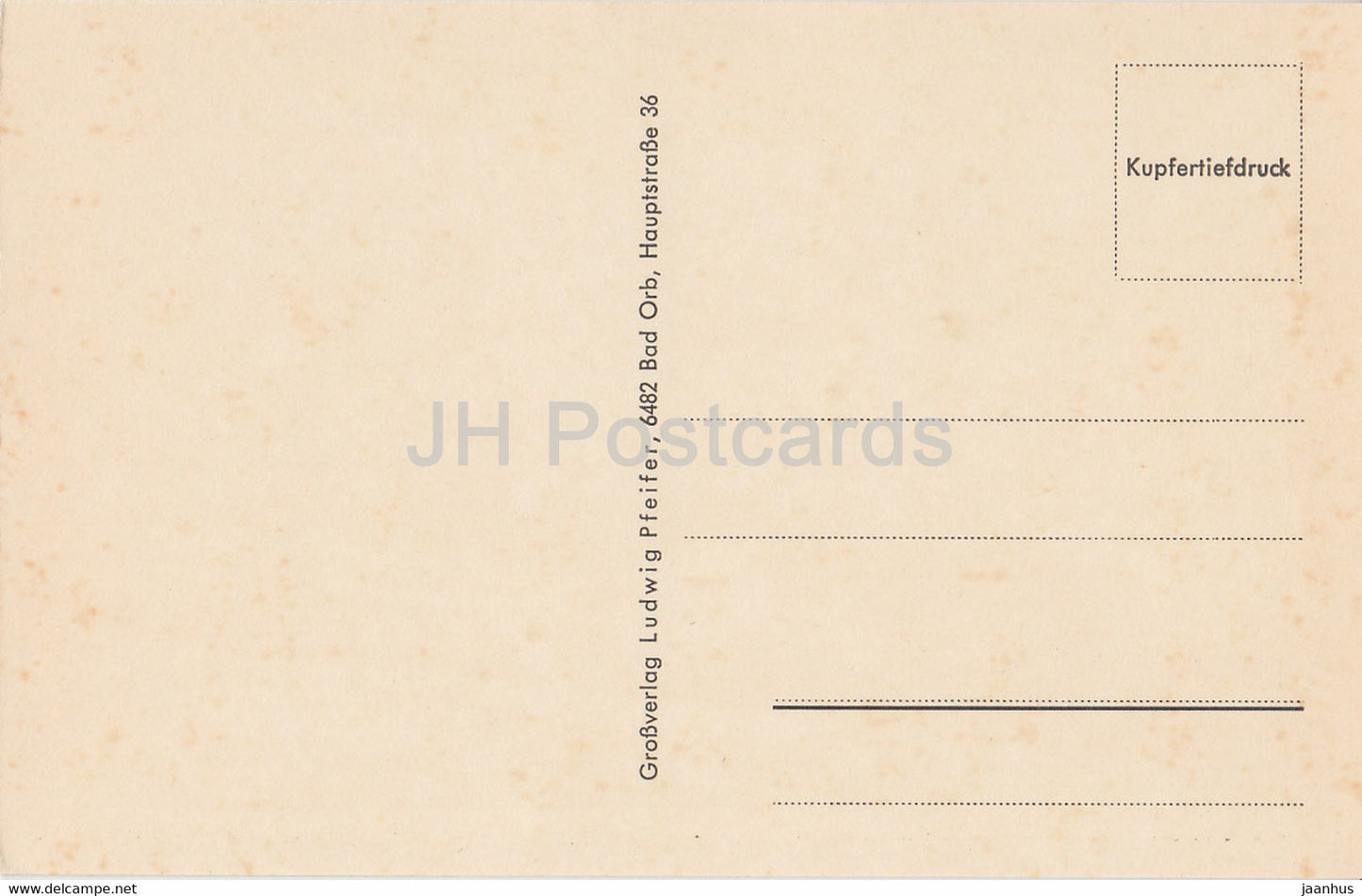 Bad Orb i Spessart mit Blick auf Kinderheilanstalt u Spessart Sanatorium - Allemagne - inutilisé