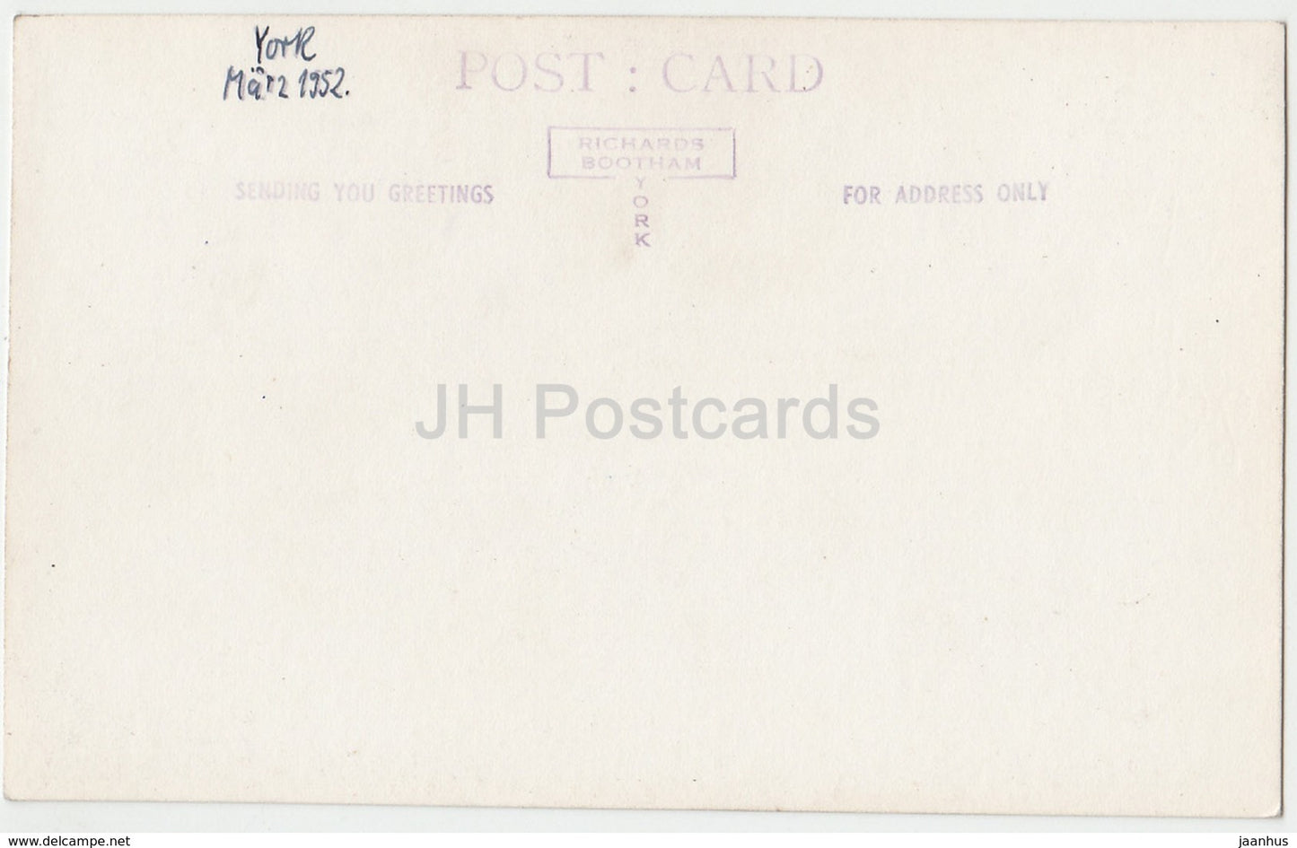 York - Minster - 53 - 1952 - United Kingdom - England - used