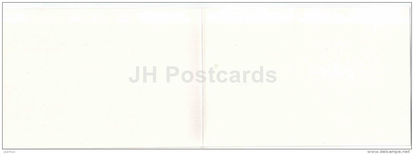 New Year greeting card - fir tree - decorations - 1974 - Estonia USSR - unused - JH Postcards