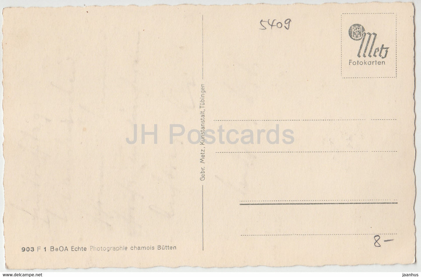 Schloss Langenau bei Obernhof a d Lahn - castle - old postcard - Germany - unused