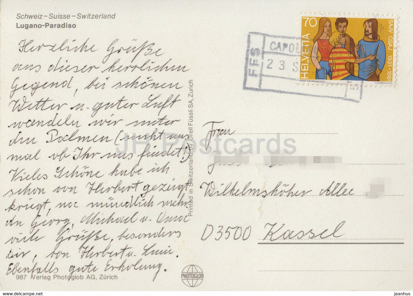 Lugano Paradiso - 1981 - Suisse - occasion