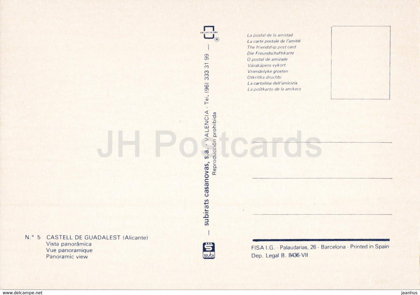 Castell de Guadalest - vista panoramique - vue panoramique - 5 - Espagne - inutilisé