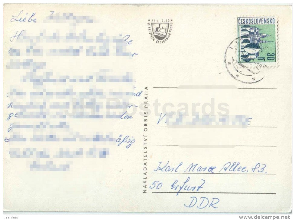 Liberecké Výstavní Trhy - Liberec Exhibit Markets - Czech - Czechoslovakia - used 1972 - JH Postcards