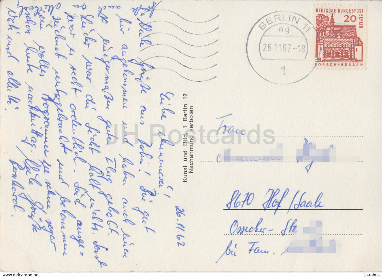 Berlin - Die Nachste Reise det sei Dein Wille jeht in de Stadt vom Vata Zille - 1967 - Deutschland - gebraucht