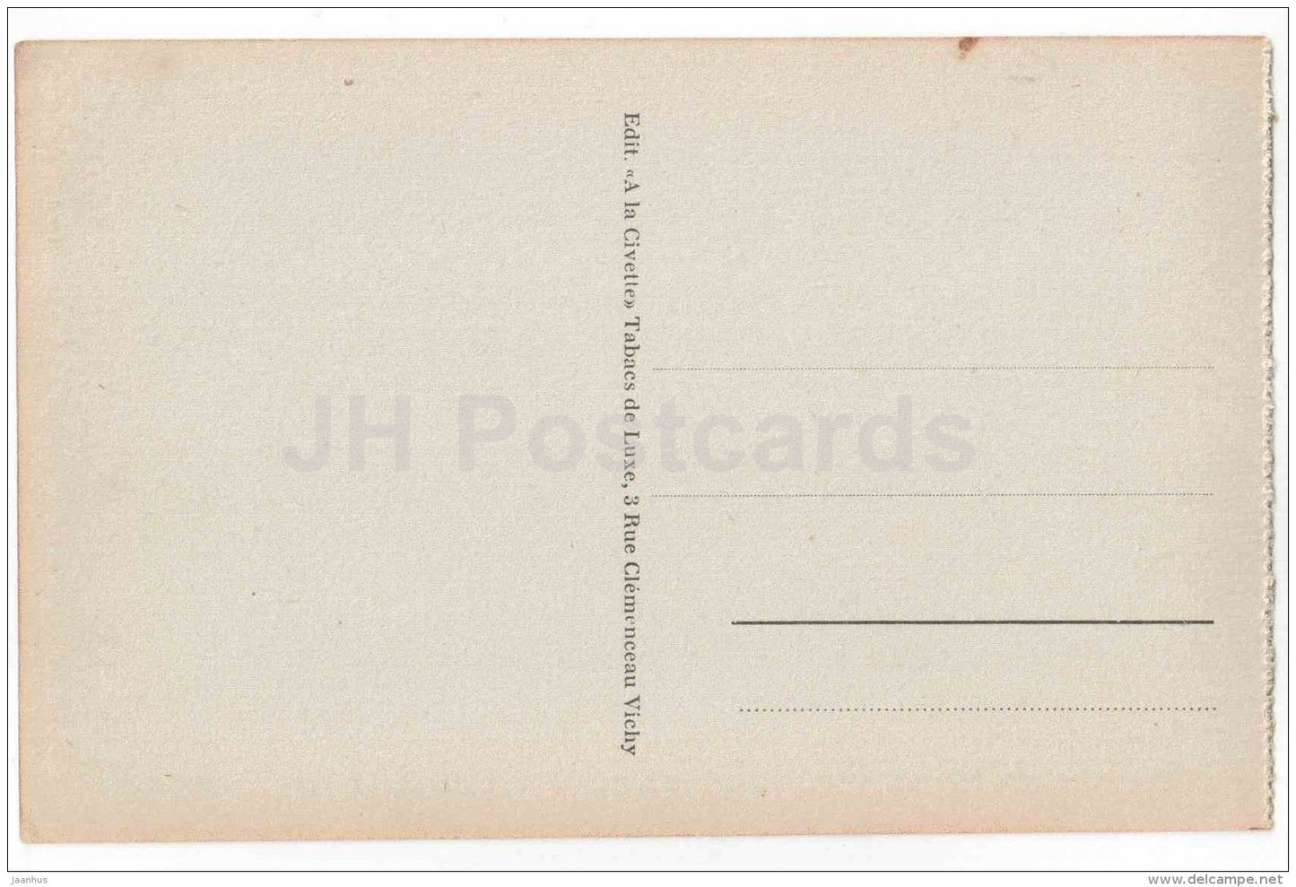 La Tour de l´Horloge - The Clock Tower - 63 - spring - Vichy - Allier - France - unused - JH Postcards