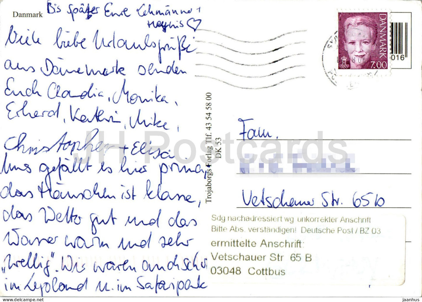 Dänemark - Nordsee - DK 53 - Dänemark - gebraucht