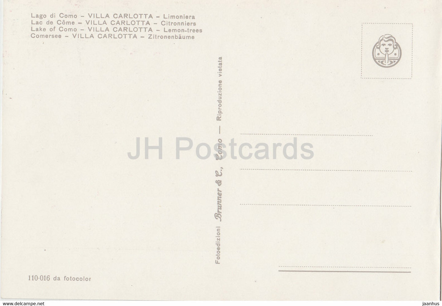 Lago di Como - Villa Carlotta - Lemoniaera - Lemon trees - Italy - Italia - unused