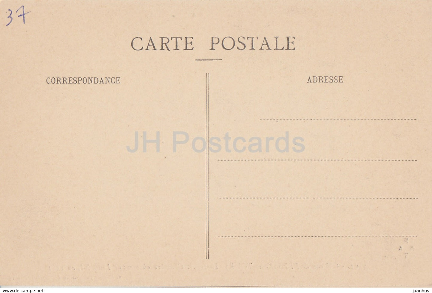 Chateau de Plessis les Tours - Chambre ou mourut Louis XI - 7003 - old postcard - France - unused