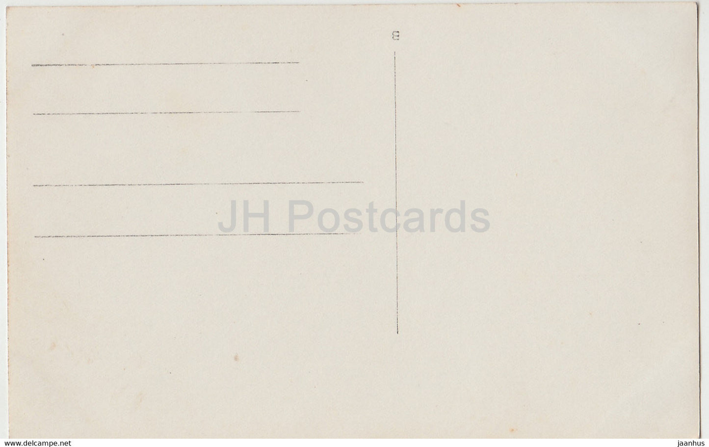 Group of People - old postcard - unused