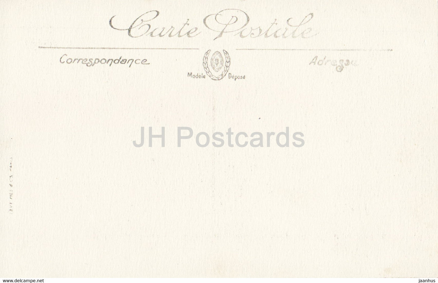 Avignon - Le Pont St Benezet - bridge - lyrics - song - 1 - old postcard - France - unused