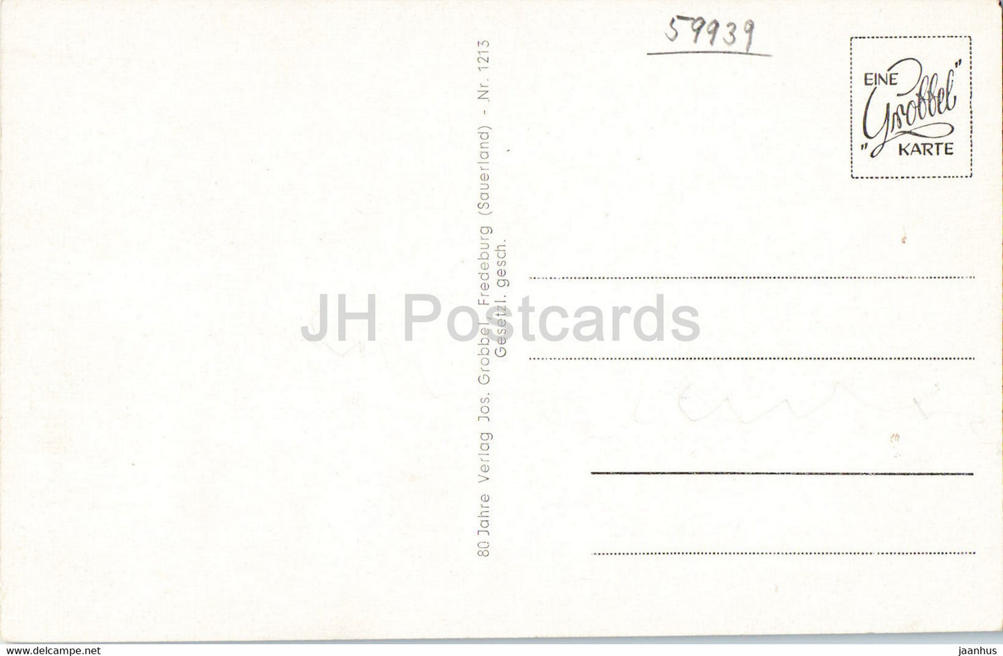 Bruchhauser Steine - Sauerland - old postcard - Germany - unused