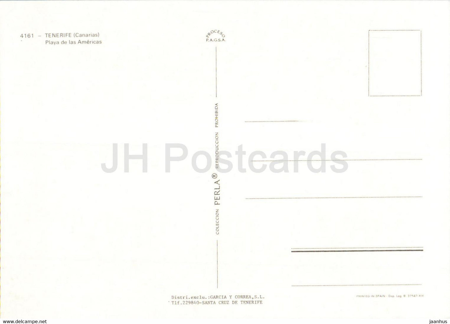 Playa de las Americas - plage - hôtel - Tenerife - 4161 - Espagne - inutilisé