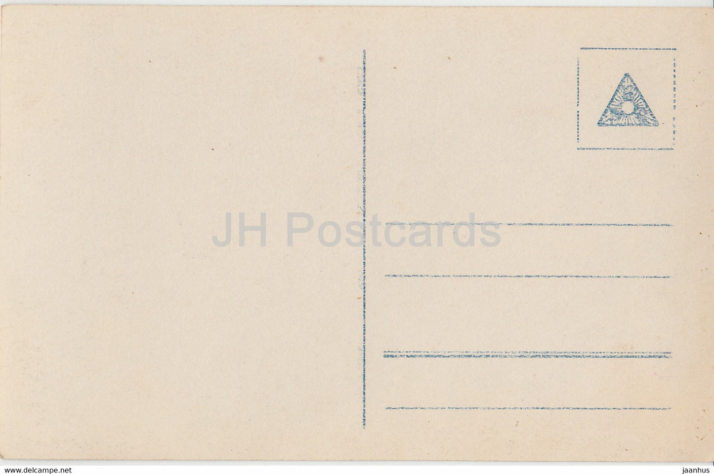 woman - roses - flowers - HB 9247/2 - old postcard - unused