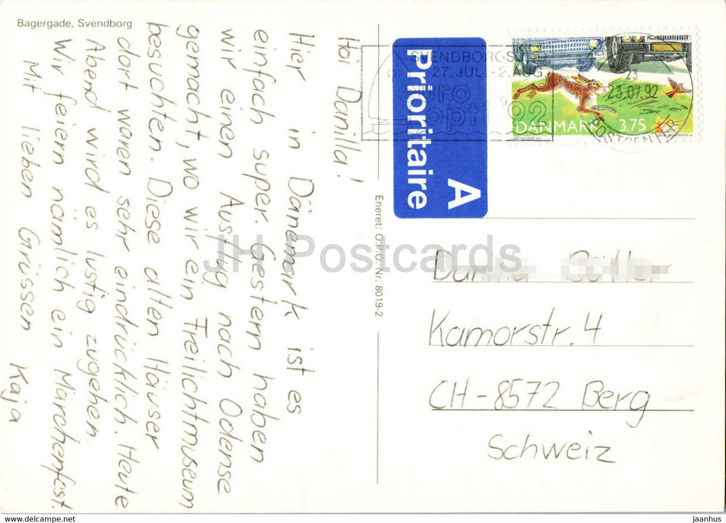 Bagergade - Svendborg - 1992 - Danemark - occasion