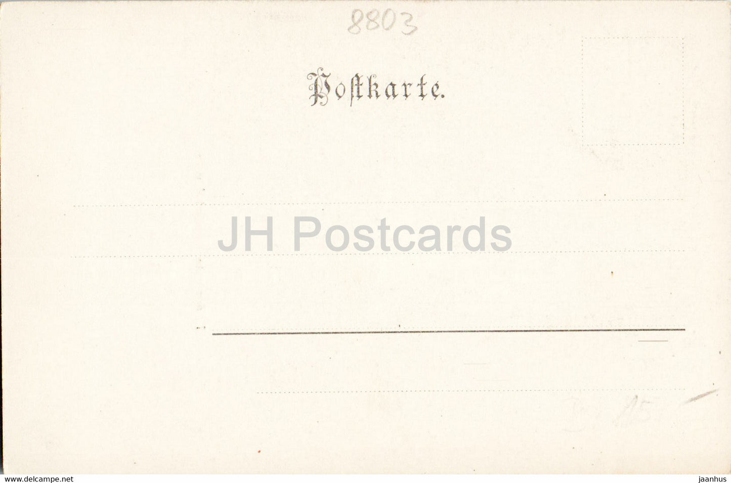 Gruss aus Rothenburg ob der Tauber - In der untern Schmiedgasse - old postcard - Germany - unused