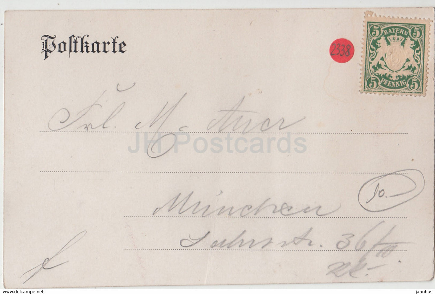Gruss aus Hausham - 476 - old postcard - Germany - used