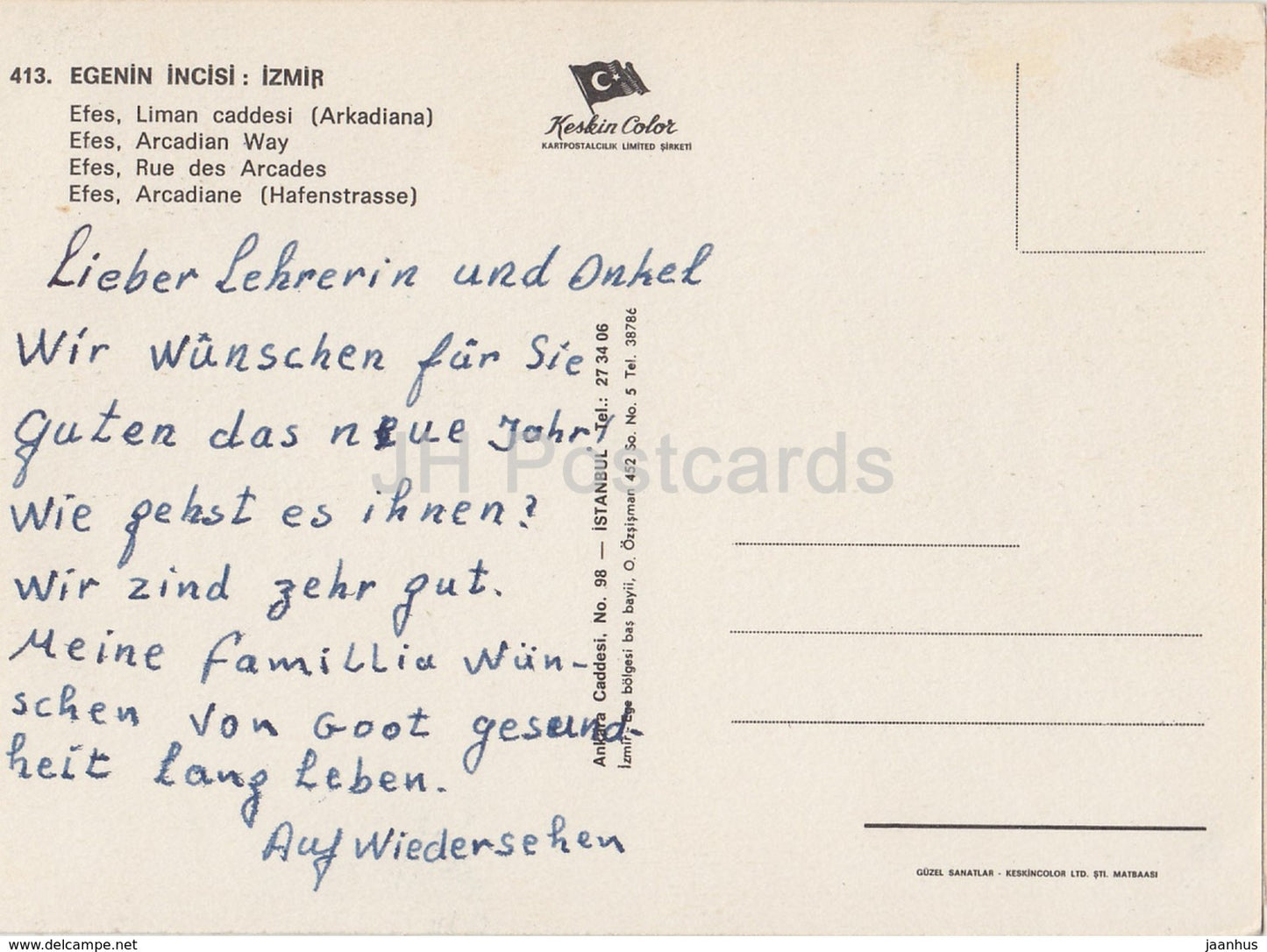 Efes - Arcadian Way - ancient world - archaeology - 413 - Turkey - used