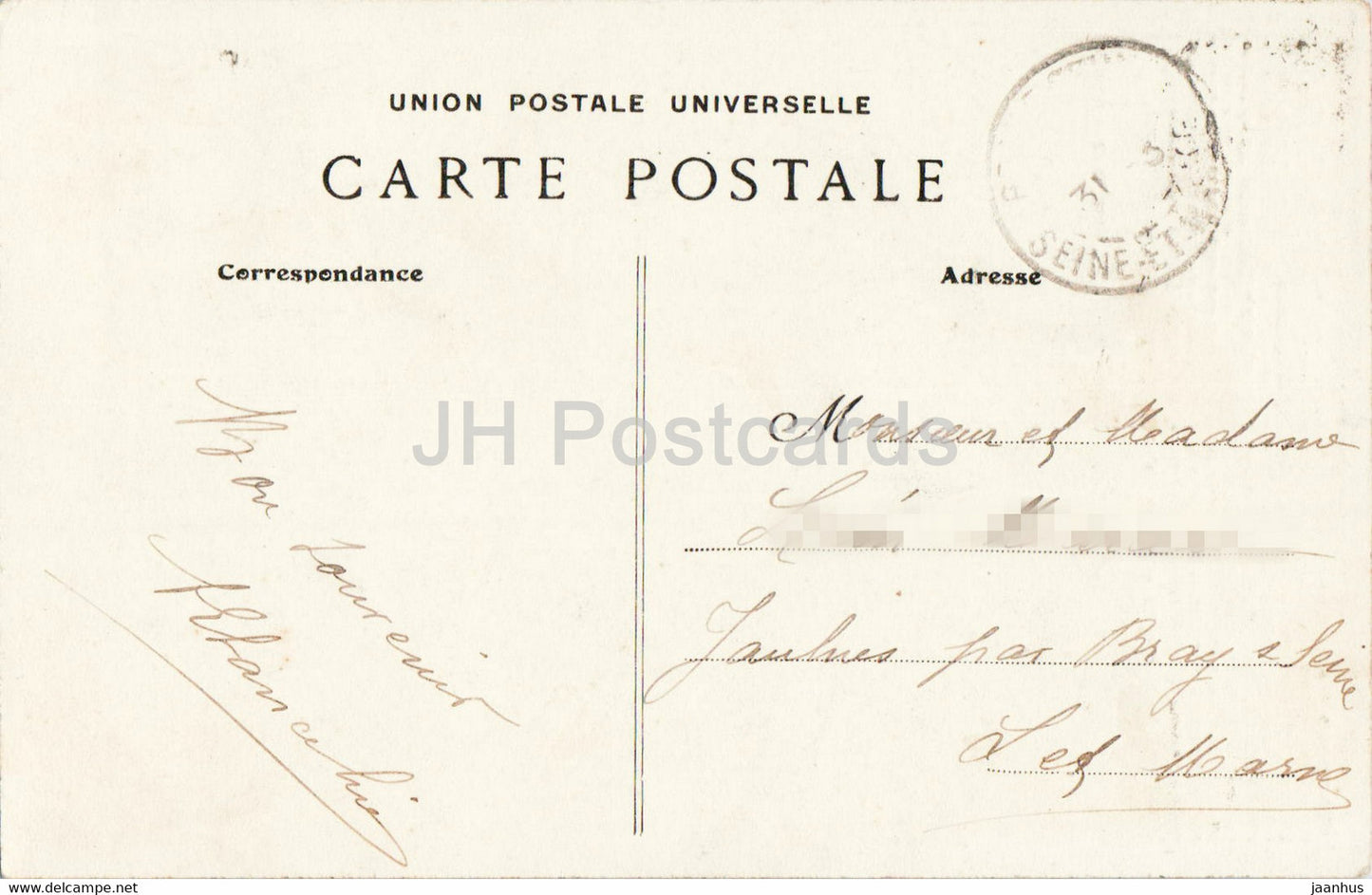 Sens - La Maison dite Jean Cousin - old postcard - 1913 - France - used