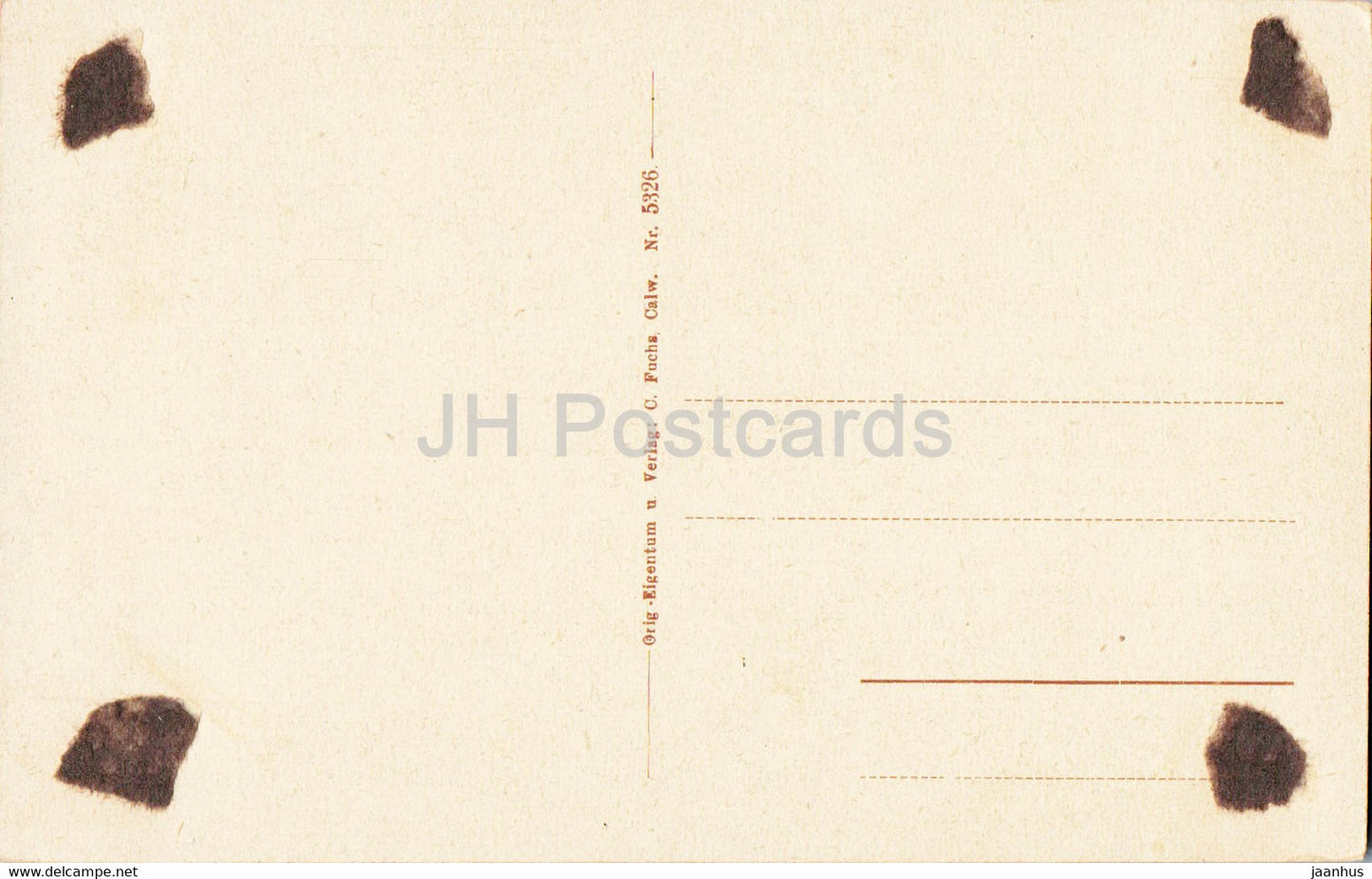 Hirsau - Kreuzgang m Eulenturm - 5326 - old postcard - Germany - unused