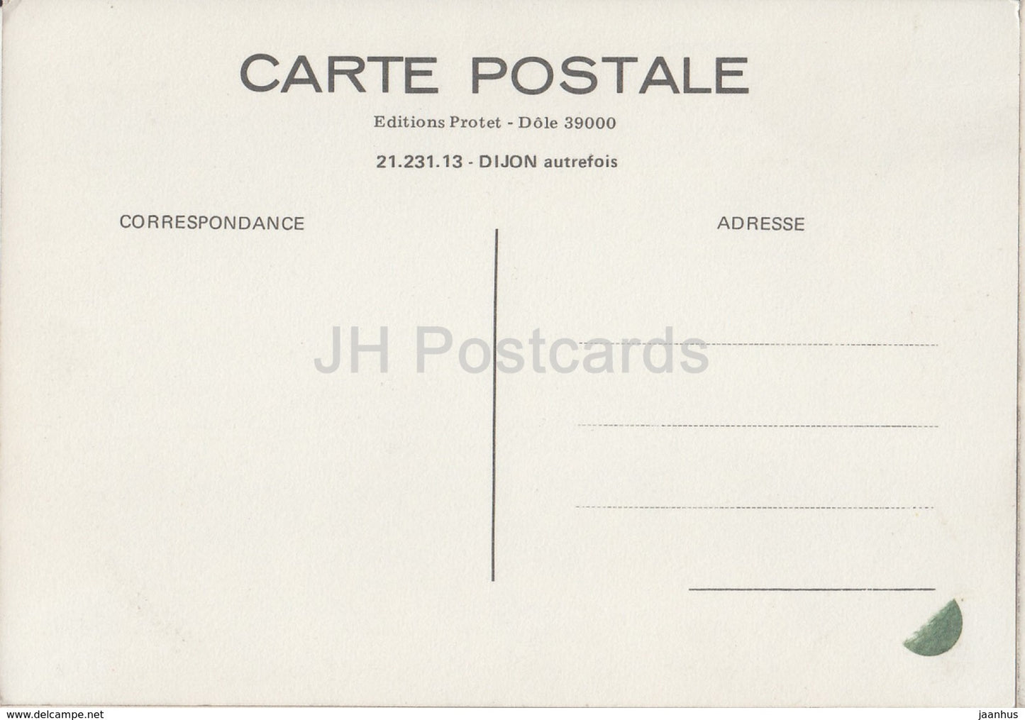 Dijon – Le Halles Centrales – zentrale Halle – REPRODUKTION – Frankreich – unbenutzt