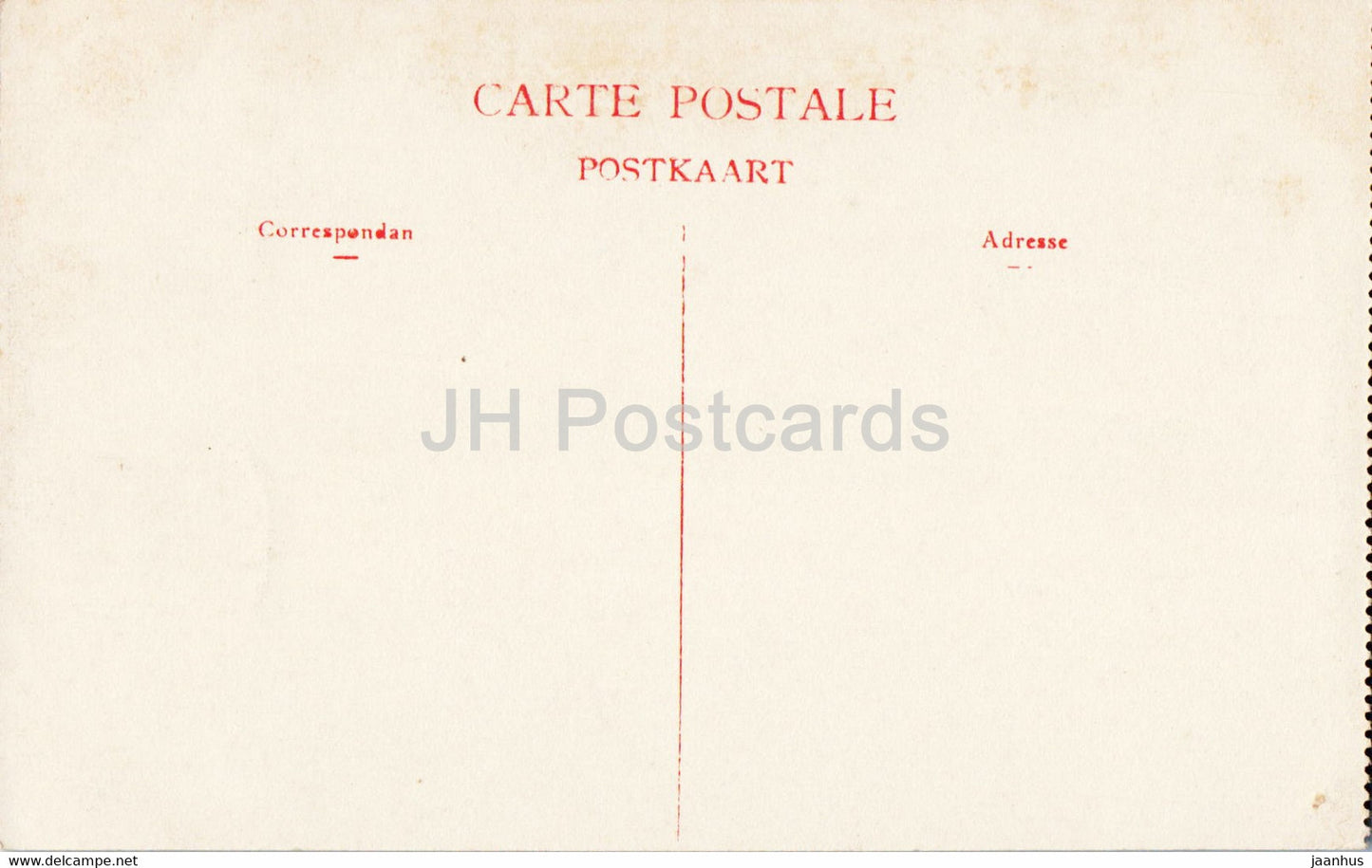 Vallée de l'Yser - carte postale ancienne - Belgique - inutilisée