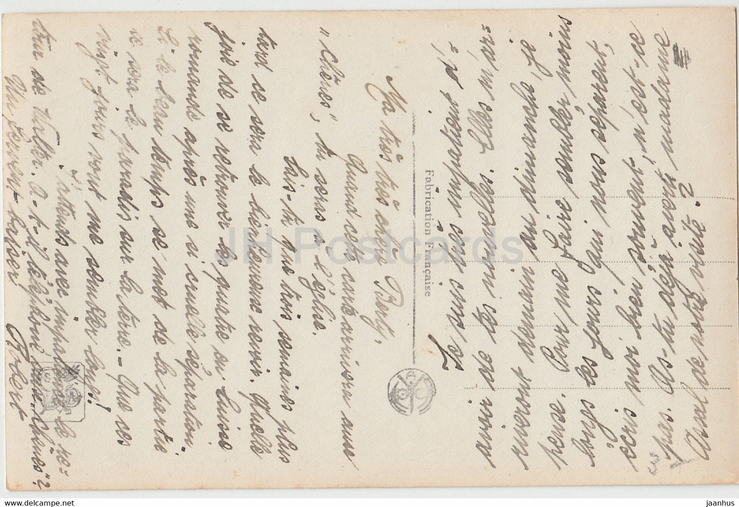 Gemälde von A. Renault – Coup de Vent – Ein Windstoß – Paar – AN Paris 3294 – Kunst – alte Postkarte – Frankreich – gebraucht