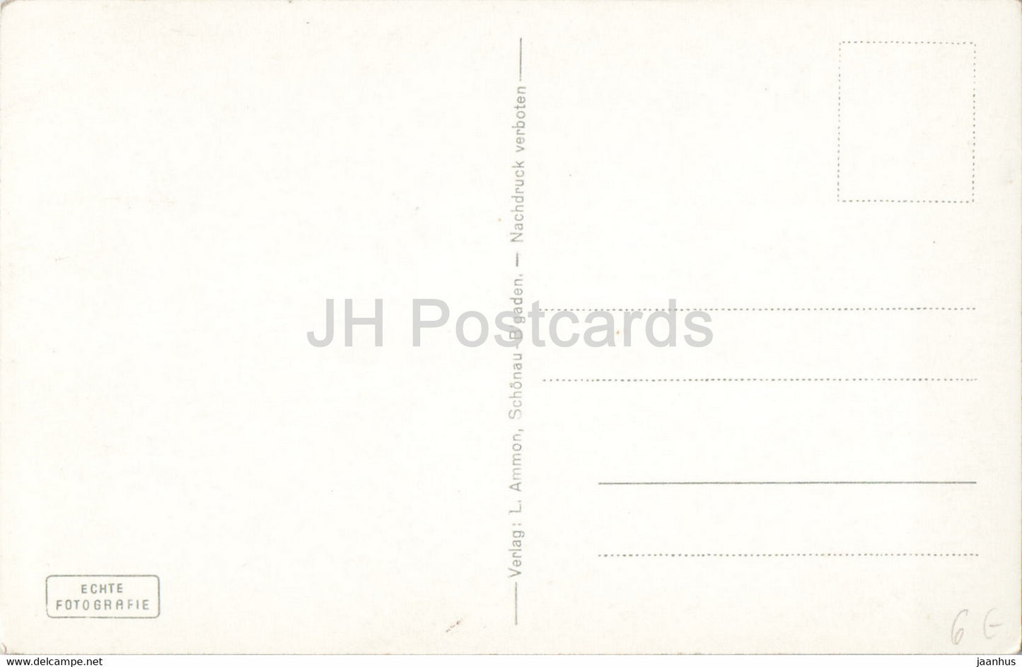 Watzmannhaus 1930 m - old postcard - Germany - unused