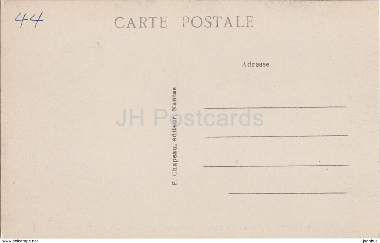 Nantes - Chateau des Ducs de Bretagne - La Grande Salle des Gardes - castle - 13 - old postcard - France - unused