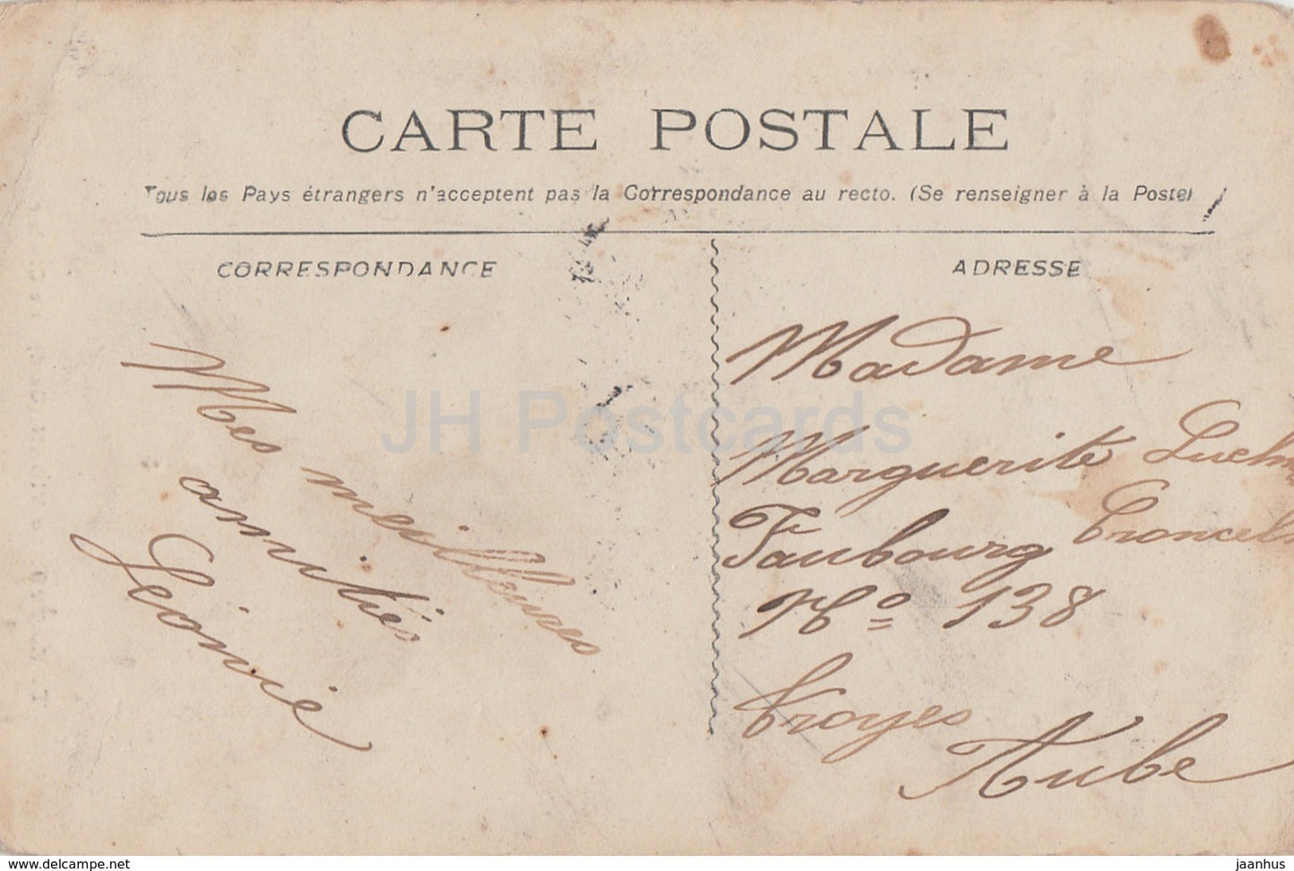 Le Vigan - Gard - Le Clocher - 220 - alte Postkarte - Frankreich - gebraucht