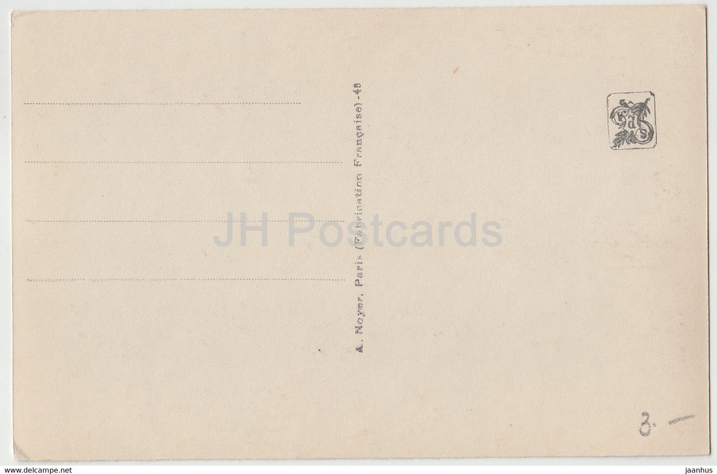 painting by L Gardette - La Veille D'Iena - Napoleon - horse - AN Paris 77 - French art - old postcard - France - unused