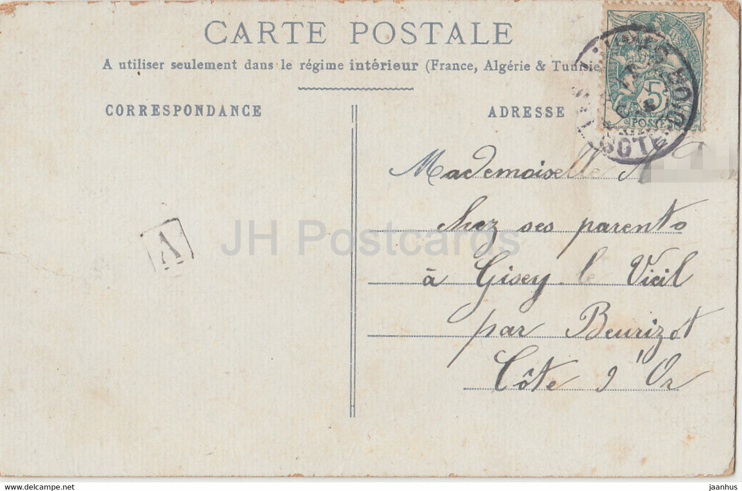 Rosen Pompon Gentillesse - Haliotrop Je vous goal - Blumen - Rosen - Illustration - alte Postkarte - Frankreich - gebraucht