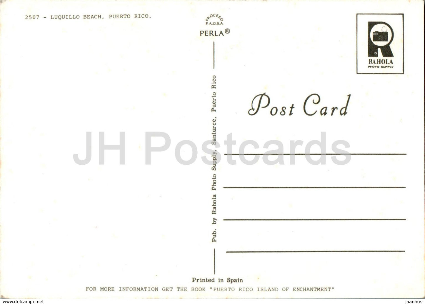 Luquillo Beach – Puerto Rico – 2507 – Puerto Rico – unbenutzt