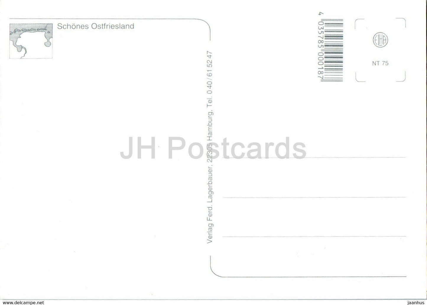 Schones Ostfriesland - Ostfiesische Muhlenparade - moulin à vent - Allemagne - inutilisé