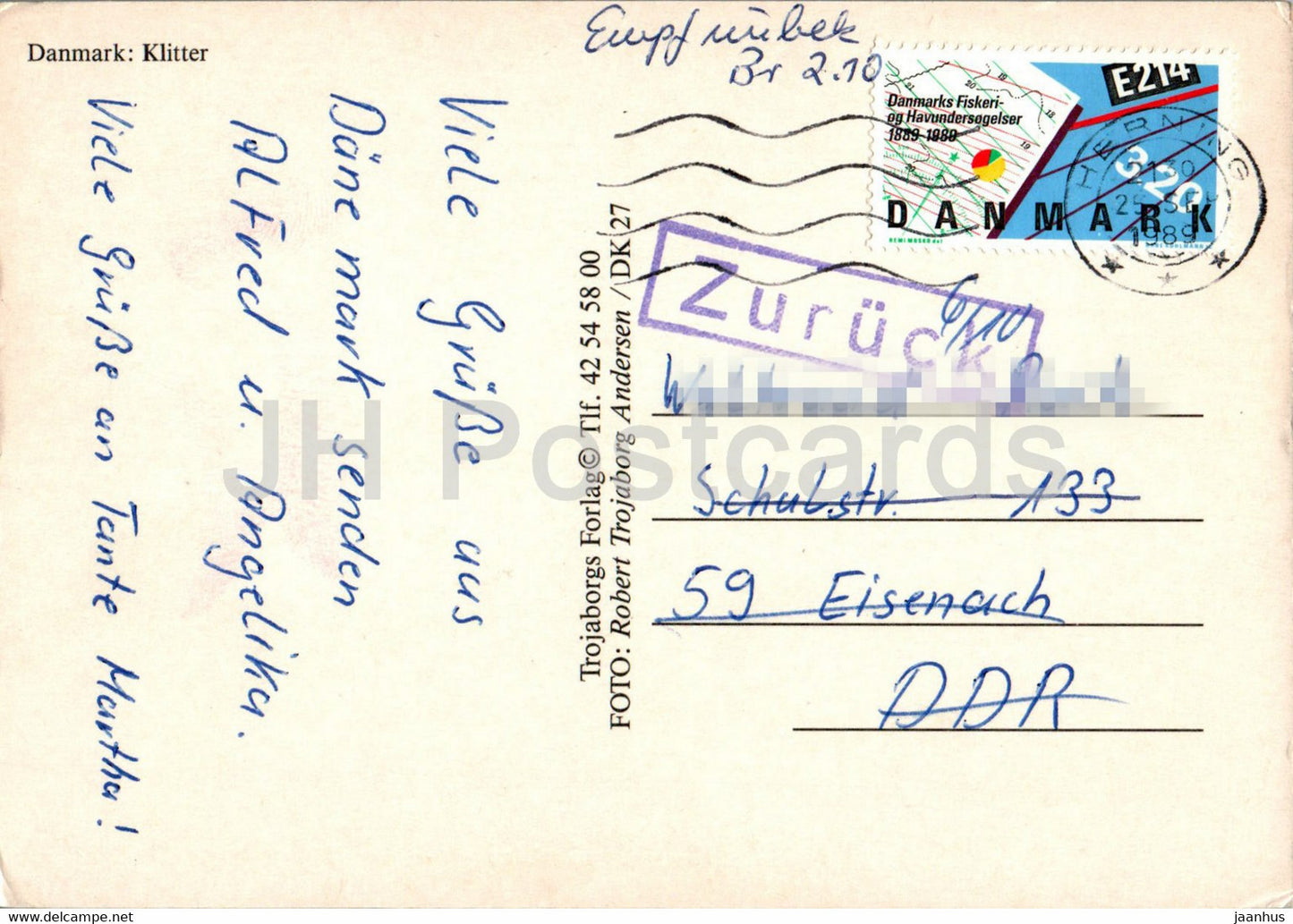 Danmark - Klitter - dunes - 1989 - Denmark - used