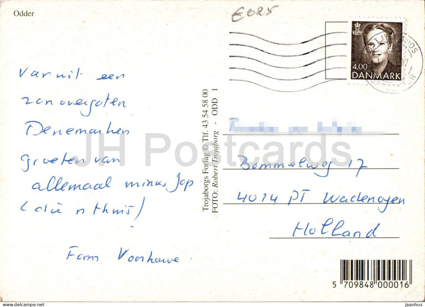 Odder - marché - musée - église - multiview - ODD 1 - 1999 - Danemark - occasion