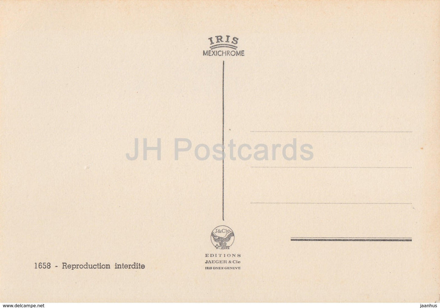 Souvenir de Lausanne - multiview - 1658 - Switzerland - unused