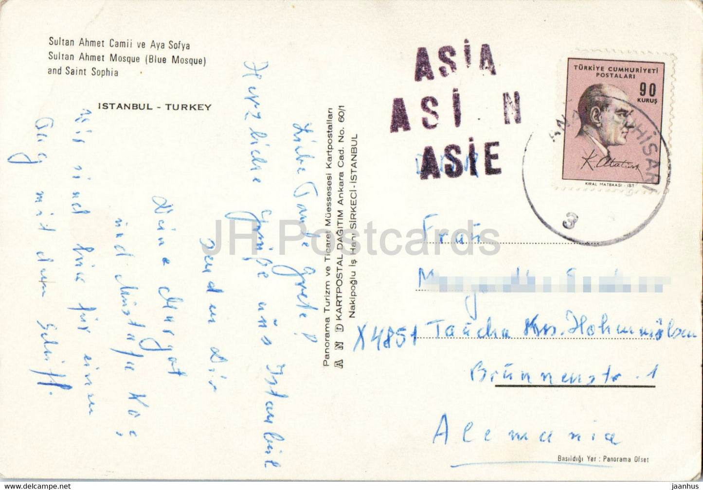 Istanbul - Sultan Ahmet Mosque - Turkey - used