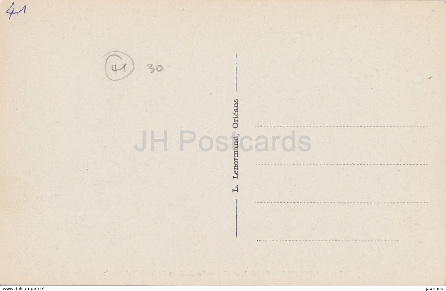 Lamotte Beuvron - Le Chateau de la Chataigneraie - castle - 314 - old postcard - France - unused