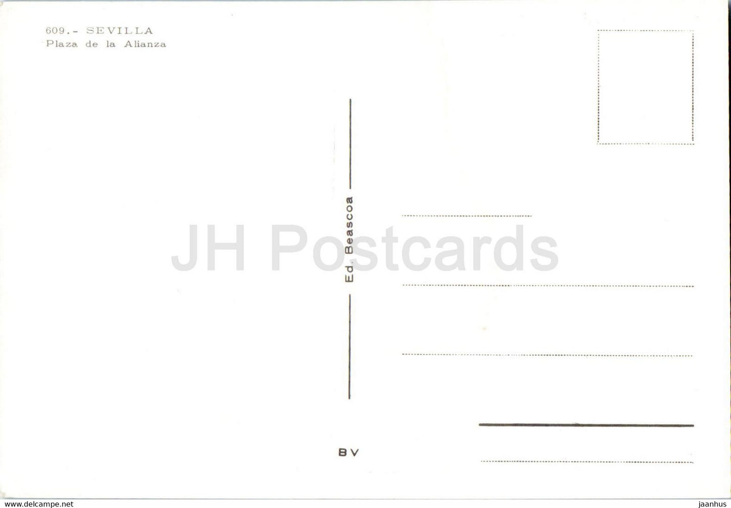 Sevilla - Plaza de la Alianza - 609 - Spain - unused
