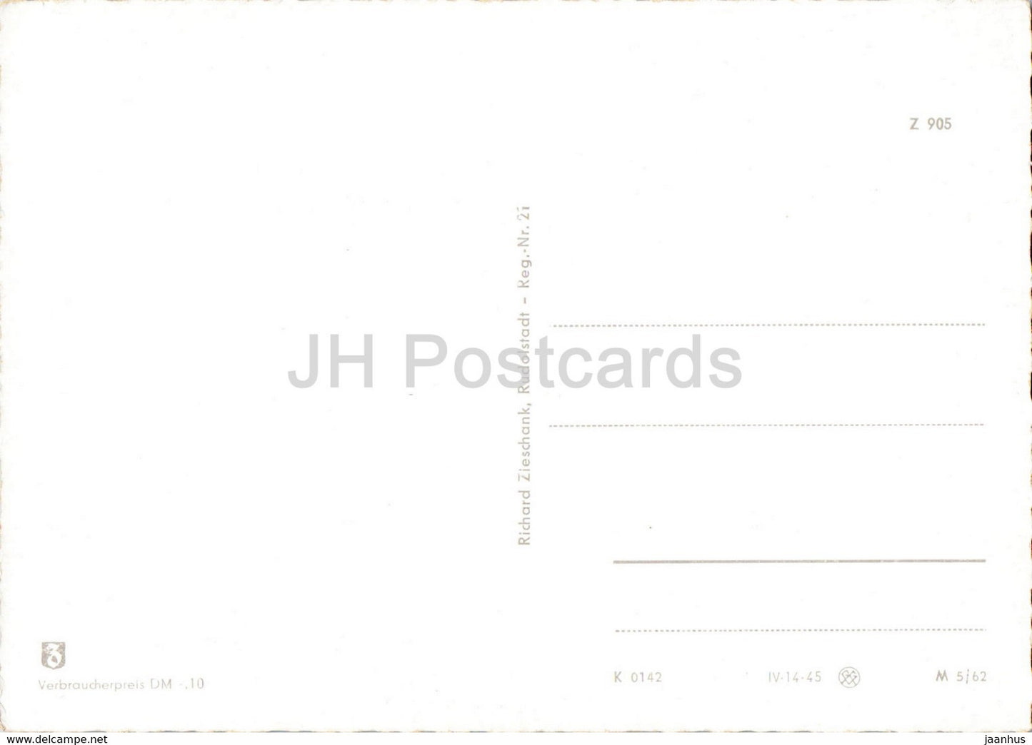 Thuringer Waldbahn Gotha Friedrichroda Tabarz - tram - cartes postales anciennes - Allemagne - inutilisé