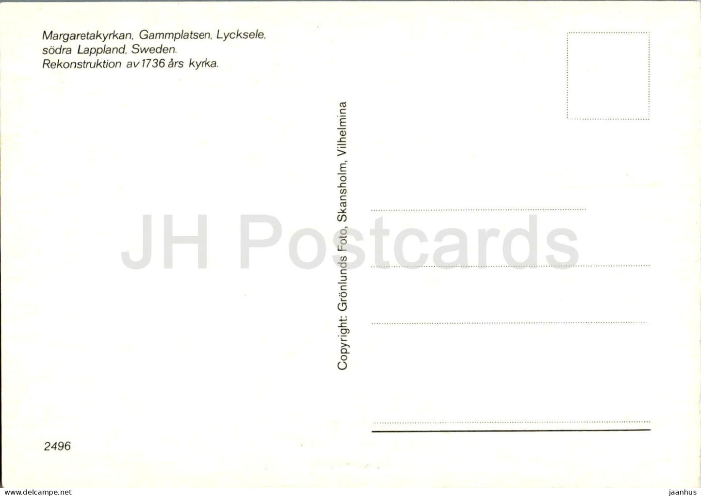 Margaretakyrkan - Gammplatsen - Lycksele - église - multiview - 2496 - Suède - inutilisé