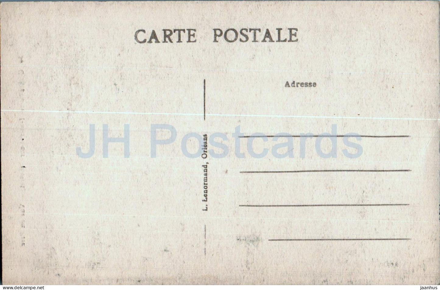 Chateauneuf Sur Loire - Vue du Parc - park - 39 - old postcard - France - unused