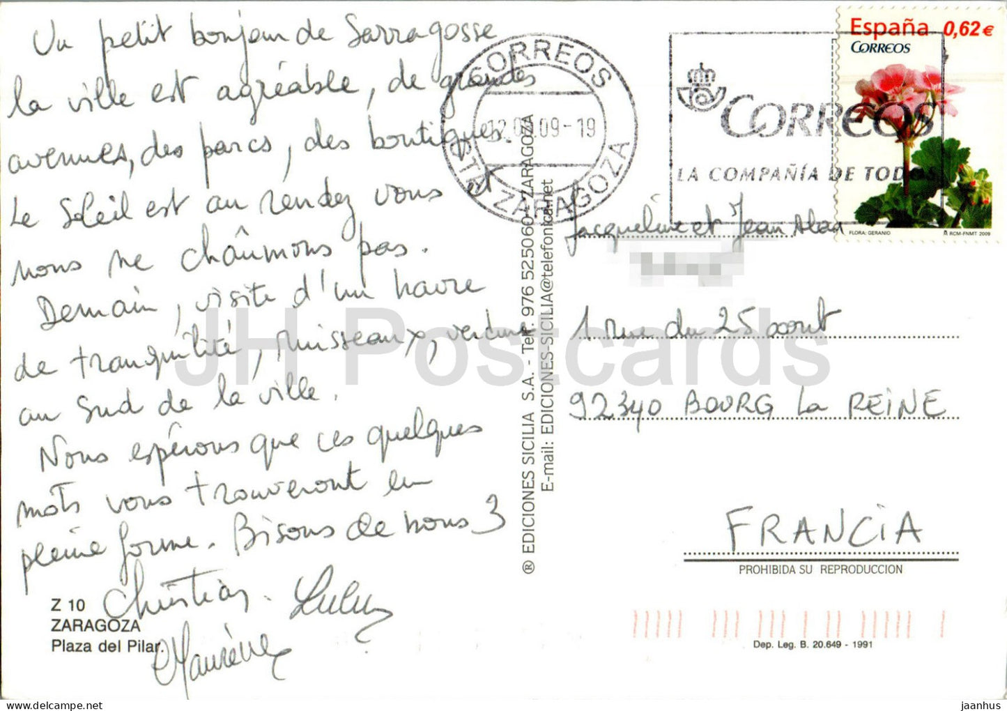 Saragosse - Plaza del Pilar - Place du Pilar - 10 - 2009 - Espagne - occasion