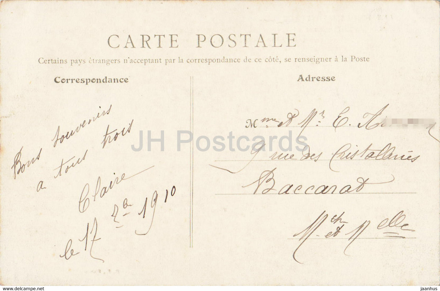 Retournemer et Longemer - Le Lac de Longemer - 2 - old postcard - 1910 - France - used