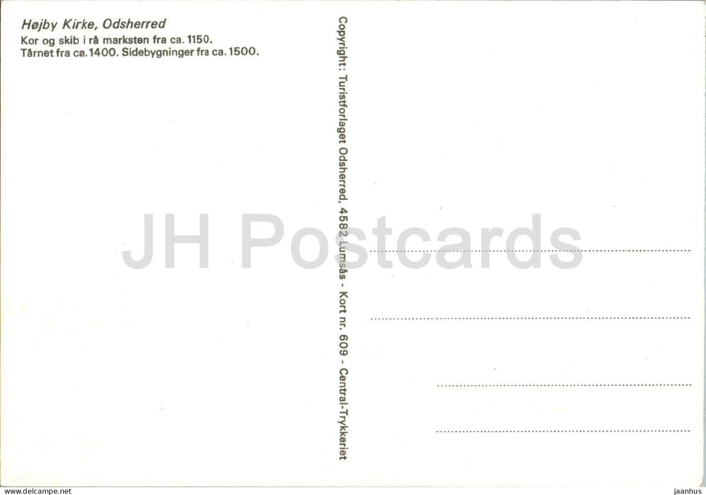 Hojby Kirke - église - 609 - Danemark - inutilisé