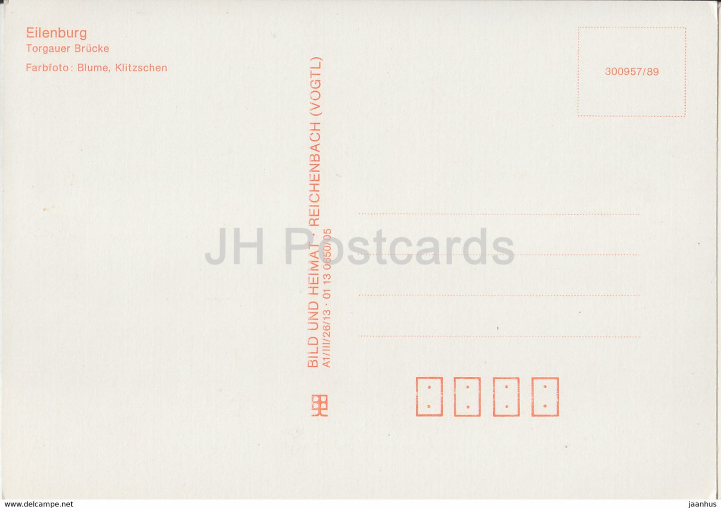 Eilenburg - Torgauer Brucke - sheep - animals - bridge - Germany DDR - used