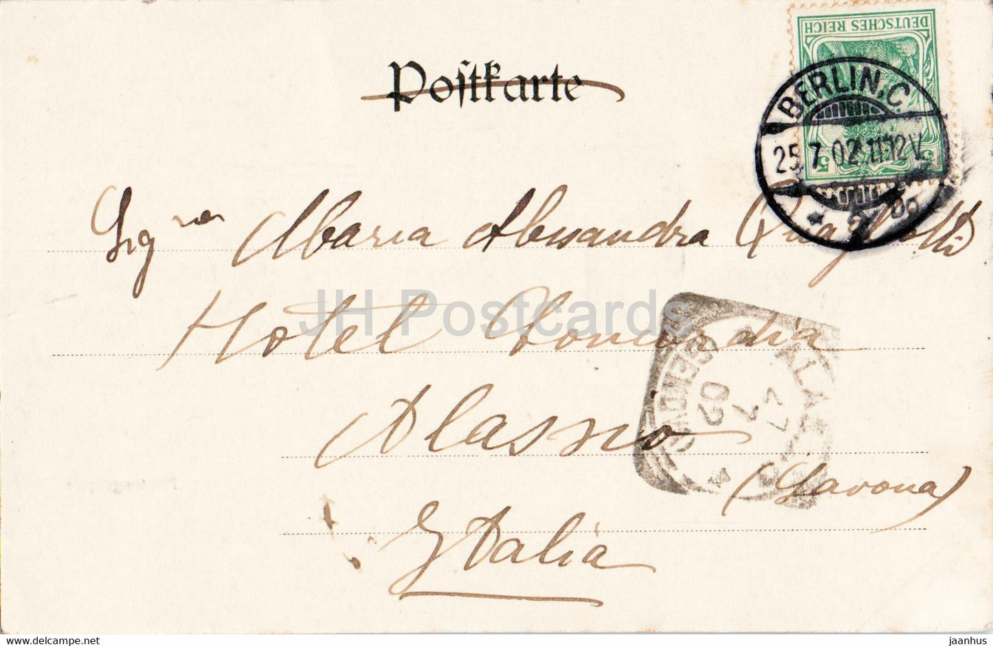 Potsdam - Neptungruppe - old postcard - 1902 - Germany - used