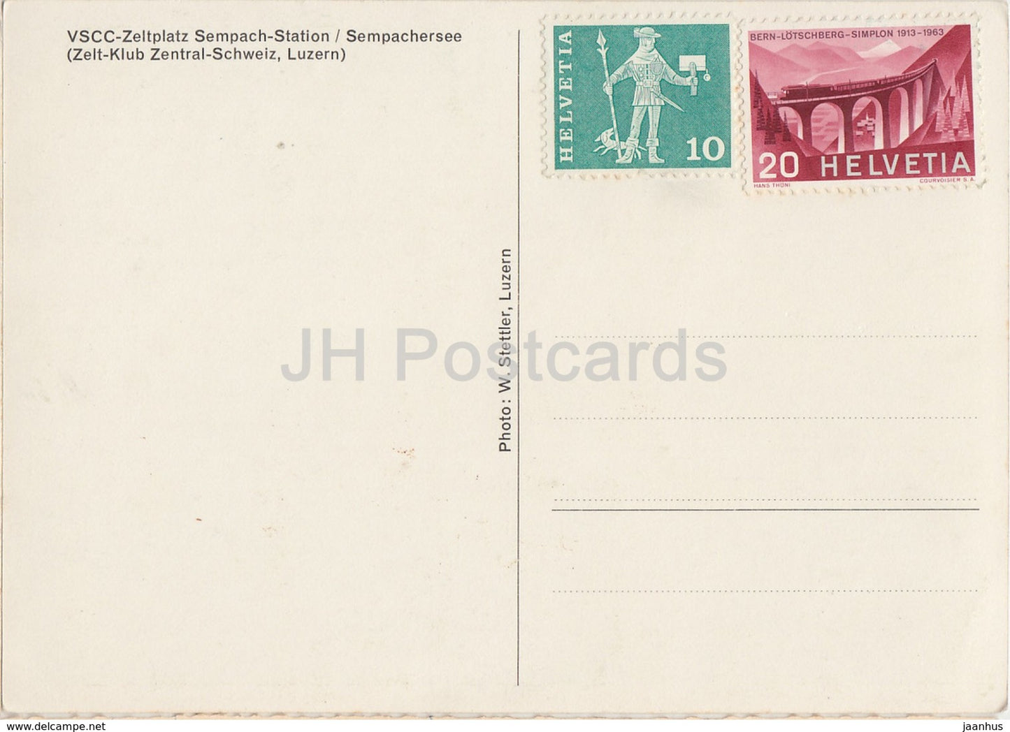 VSCC Zeltplatz Sempach Station - Sempachersee - camping - old car - Switzerland - used